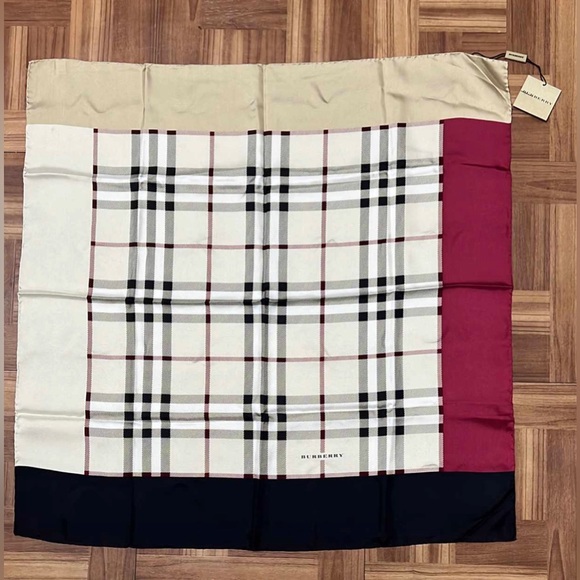 Burberry Silk Scarf - Picture 2 of 5